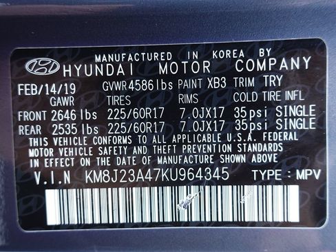 Used 2019 Hyundai Tucson SE FWD image 55