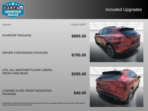 Used 2024 Chevrolet Trax RS w/ Sunroof Package image 3