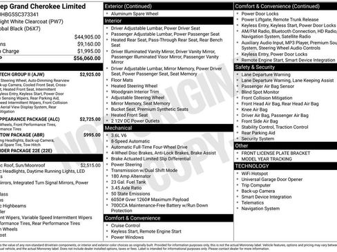 New 2025 Jeep Grand Cherokee Limited w/ Luxury Tech Group II image 6