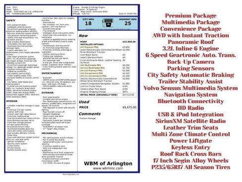 Used 2011 Volvo XC60 3.2 image 2