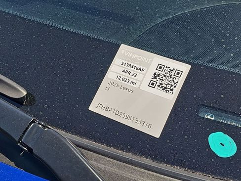 Used 2025 Lexus IS 300 F Sport w/ Accessory Package 2 RWD image 25