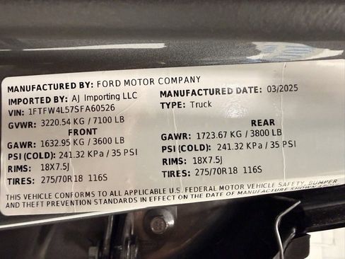 Used 2025 Ford F150 Tremor AWD/4WD image 60