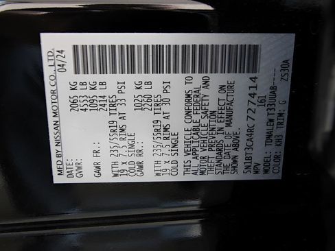 Certified 2024 Nissan Rogue SL w/ SL Premium Package image 34