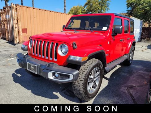 Used 2023 Jeep Wrangler Unlimited Sahara AWD/4WD image 1