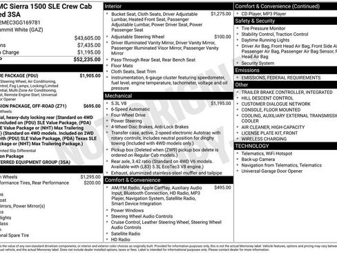 Used 2016 GMC Sierra 1500 SLE w/ SLE Value Package image 15