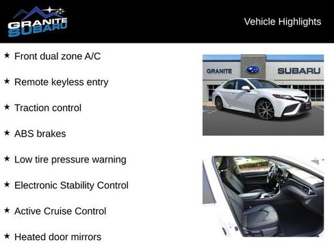 Used 2023 Toyota Camry SE image 2