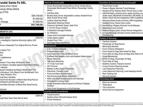 New 2026 Hyundai Santa Fe SEL image 22