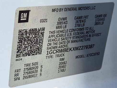 Used 2021 Chevrolet Silverado 1500 Custom image 26