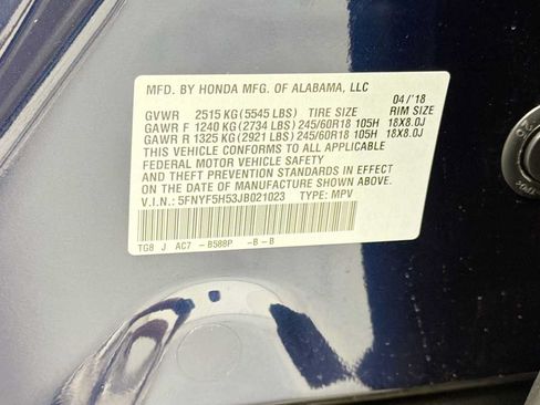 Used 2018 Honda Pilot EX-L image 11