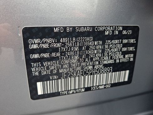 Certified 2023 Subaru Forester Premium AWD/4WD image 26