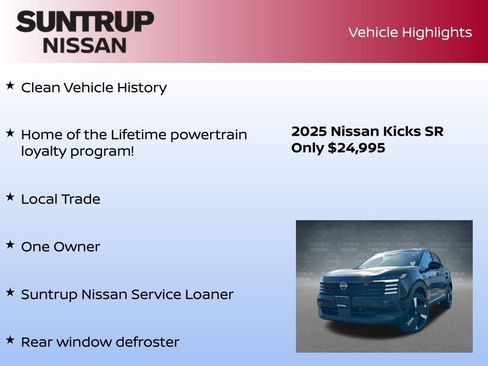 Certified 2025 Nissan Kicks SR image 8