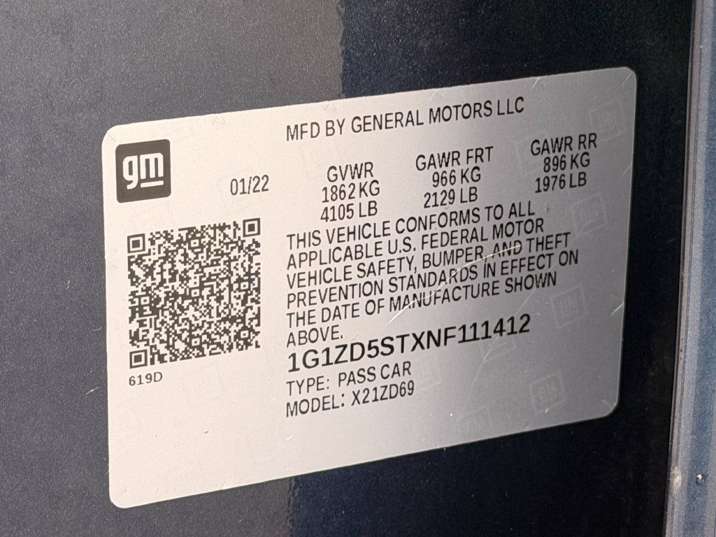 Used 2022 Chevrolet Malibu LT w/ Leather Package FWD image 27