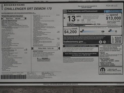 Used 2023 Dodge Challenger SRT Hellcat Redeye image 3