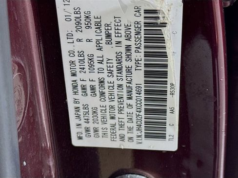 Used 2012 Acura TSX Sedan image 40