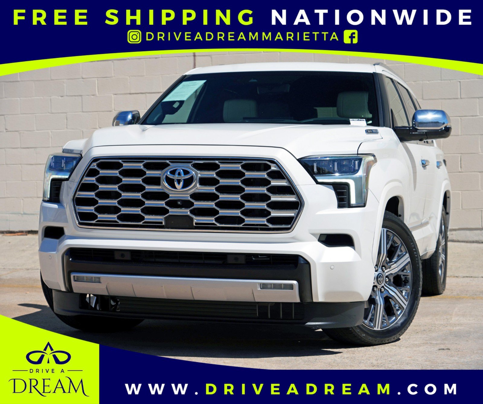 Used 2023 Toyota Sequoia Capstone AWD/4WD image 1
