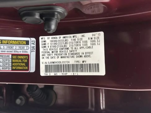 Used 2013 Honda CR-V LX image 24