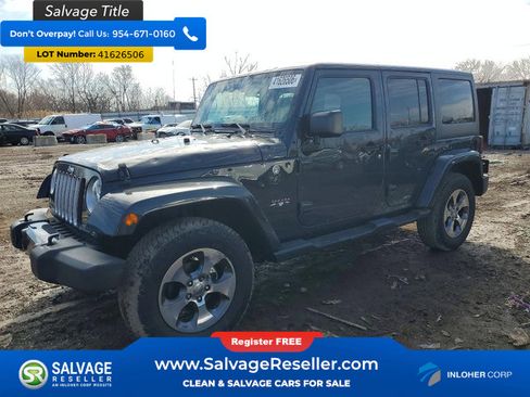 Used 2016 Jeep Wrangler Unlimited Sahara w/ Connectivity Group AWD/4WD image 1