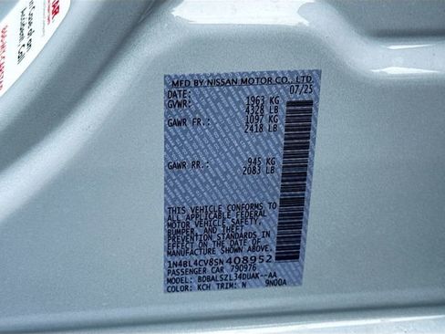 New 2025 Nissan Altima 2.5 SR w/ SR Premium Package image 19