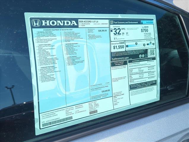 New 2026 Honda Accord LX image 21