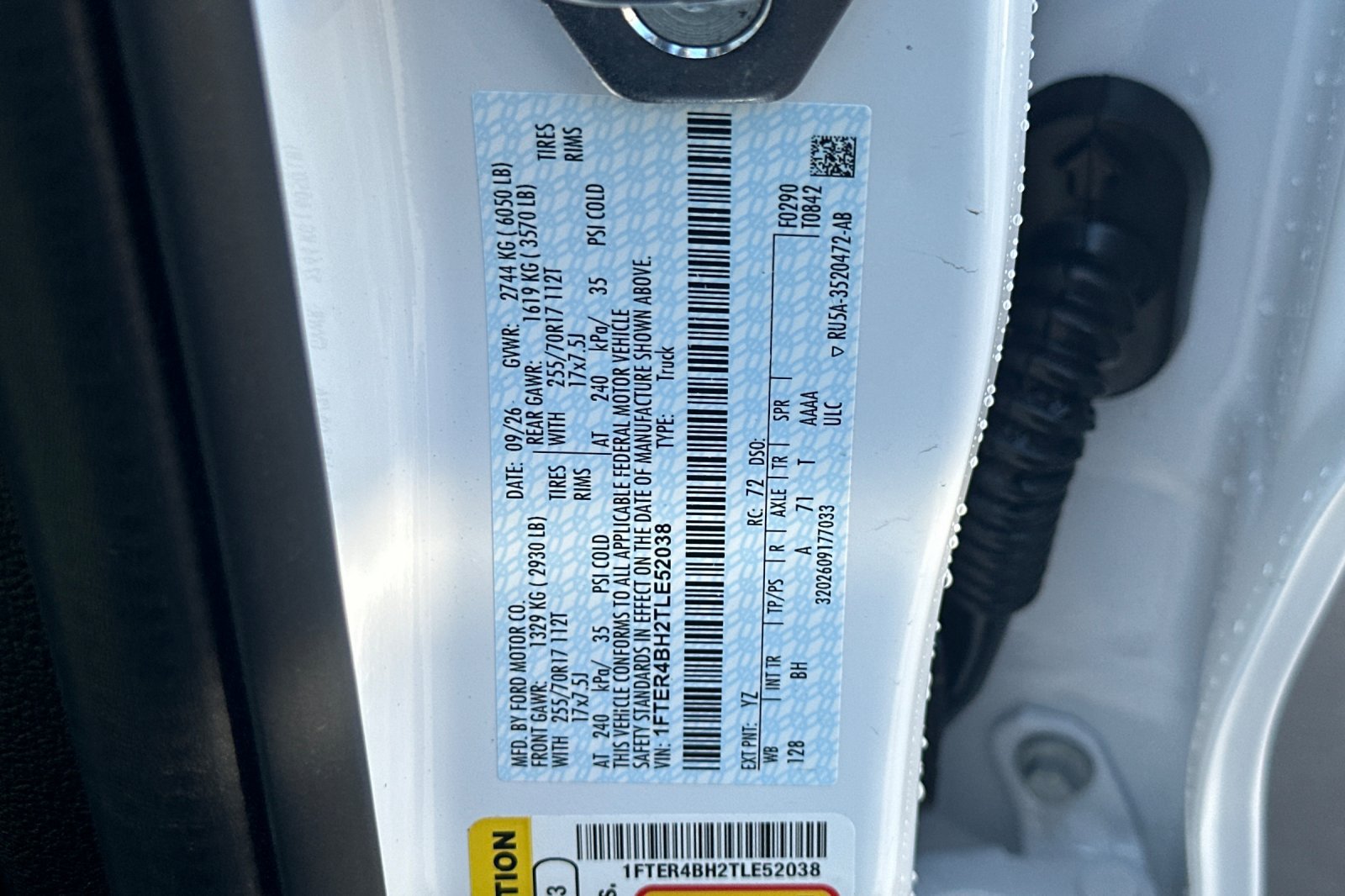 New 2026 Ford Ranger XL RWD image 25