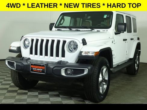 Used 2022 Jeep Wrangler Unlimited Sahara w/ Cold Weather Group image 1