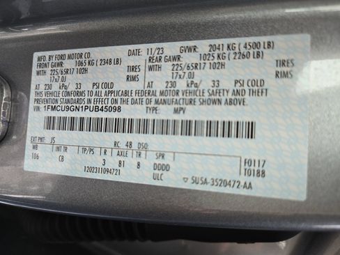 Certified 2023 Ford Escape Active image 27