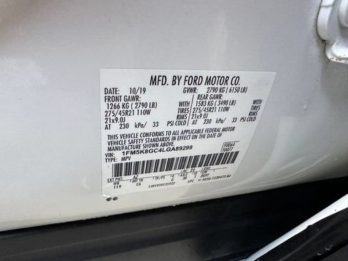 Used 2020 Ford Explorer ST w/ ST Street Pack AWD/4WD image 37
