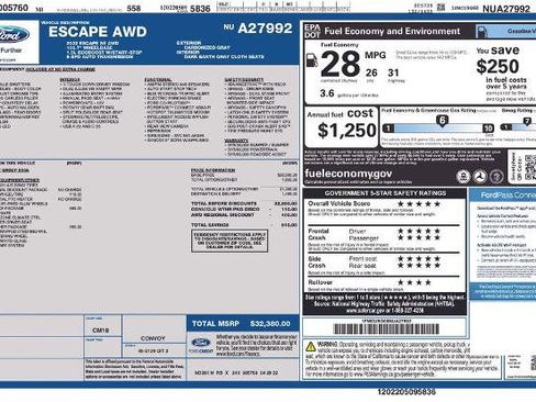 Certified 2022 Ford Escape SE w/ Convenience Package image 28