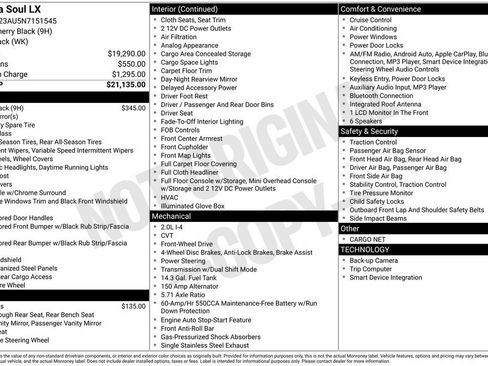 Used 2022 Kia Soul LX image 13