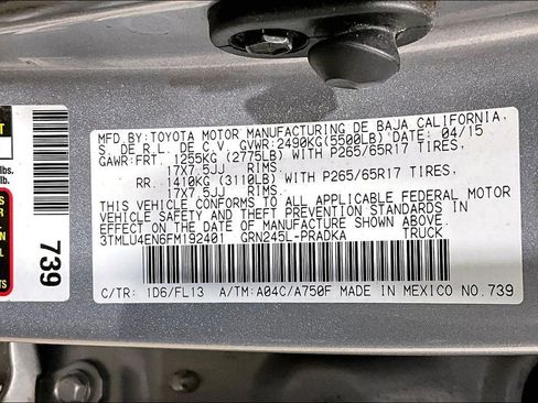 Used 2015 Toyota Tacoma 4x4 Double Cab w/ TRD Sport Package image 28