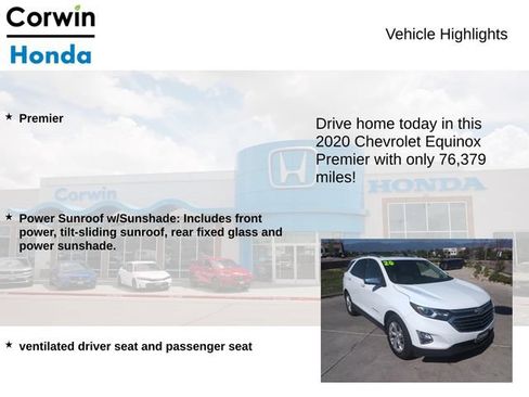 Used 2020 Chevrolet Equinox Premier FWD image 7