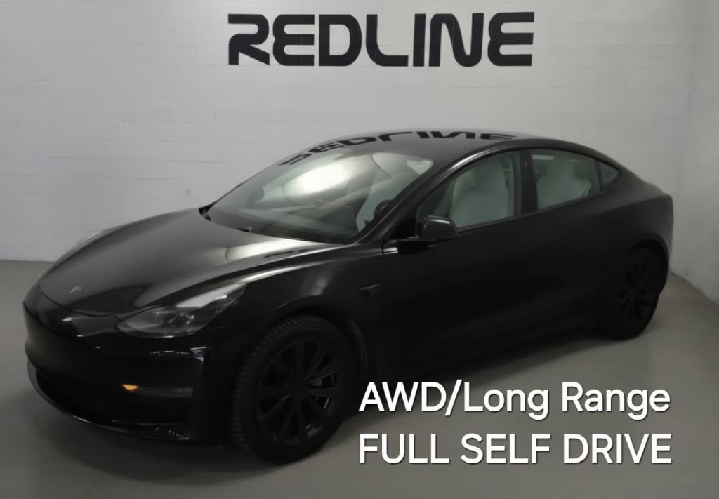 Used 2021 Tesla Model 3 Long Range AWD/4WD image 1