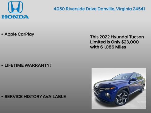 Used 2022 Hyundai Tucson Limited w/ Cargo Package AWD/4WD image 12