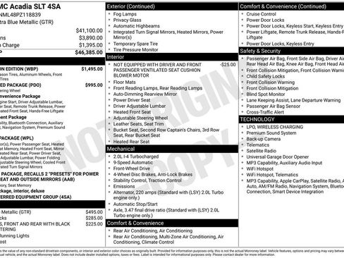 Used 2023 GMC Acadia SLT w/ Elevation Edition FWD image 1