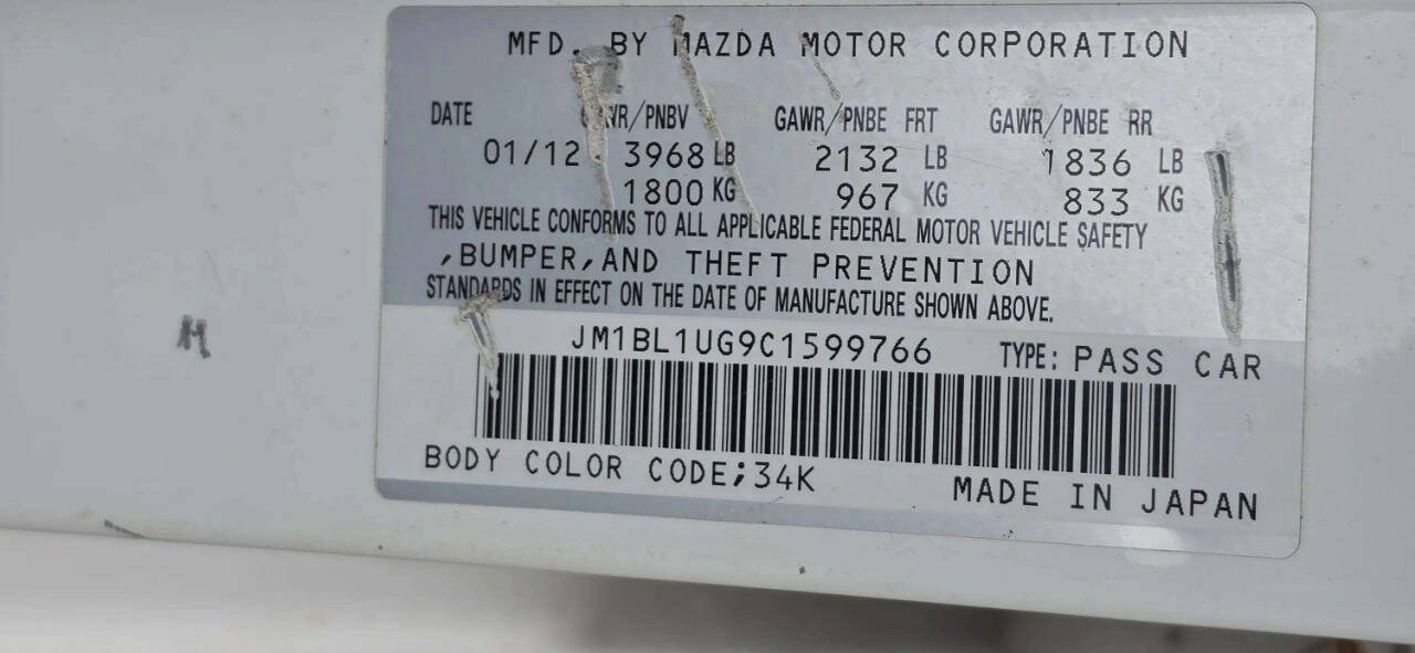 Used 2012 MAZDA MAZDA3 i Sport FWD image 9