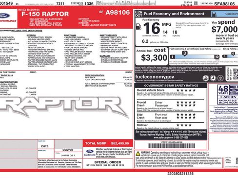 Used 2025 Ford F150 Raptor AWD/4WD image 36