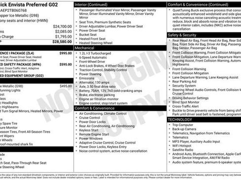 Certified 2026 Buick Envista Sport Touring w/ Convenience I Package FWD image 3