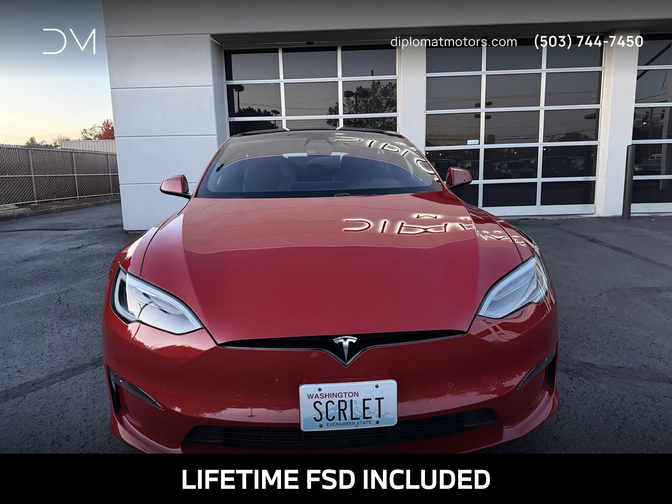 Used 2021 Tesla Model S Plaid AWD/4WD image 1