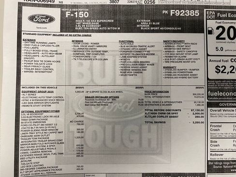 Used 2023 Ford F150 XLT w/ Equipment Group 302A High image 36