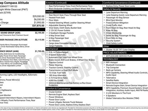 Used 2026 Jeep Compass Latitude w/ Sun and Sound Group AWD/4WD image 33
