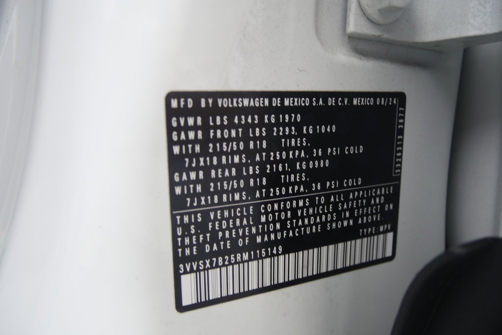 Used 2024 Volkswagen Taos SE FWD image 25
