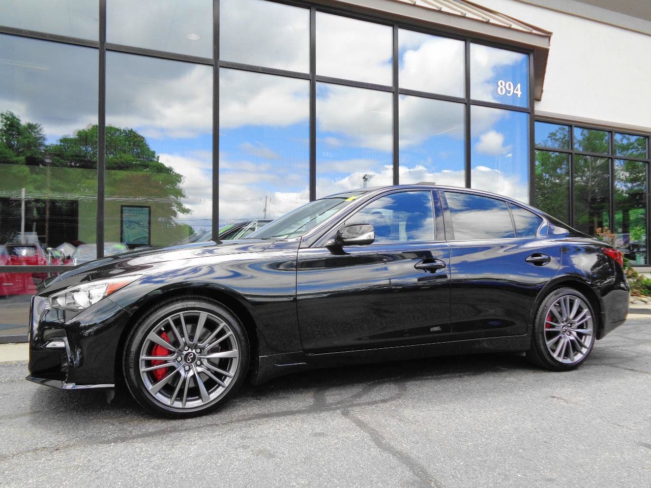 Used 2023 INFINITI Q50 Red Sport 400 w/ Black Opal Edition AWD/4WD image 1
