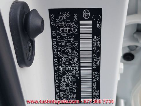 Certified 2023 Toyota Corolla SE w/ SE Premium Package FWD image 16