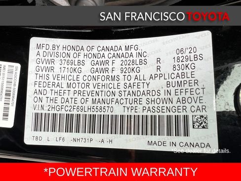 Used 2020 Honda Civic LX image 35