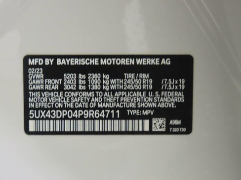Certified 2023 BMW X3 sDrive30i w/ Premium Package image 34