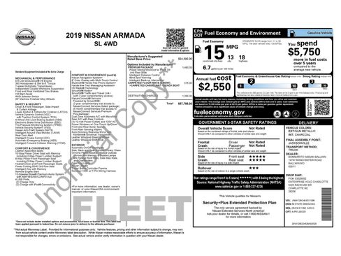 Used 2019 Nissan Armada SL w/ Premium Package AWD/4WD image 39