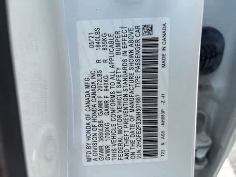 Used 2022 Honda Civic Sport image 22