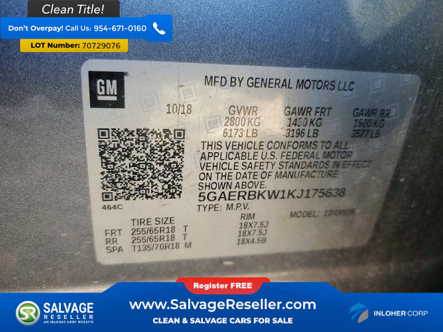 Used 2019 Buick Enclave Essence FWD image 17