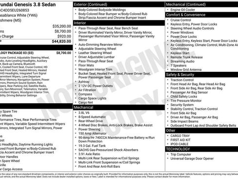 Used 2014 Hyundai Genesis 3.8 w/ Technology Package 03 image 7