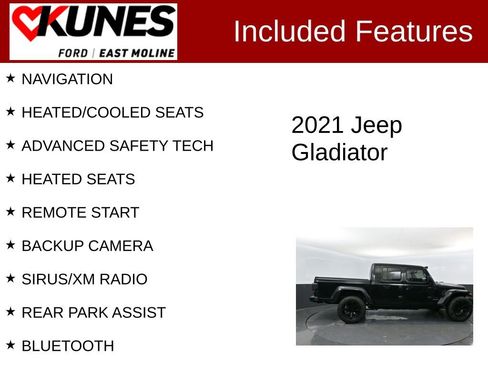 Used 2021 Jeep Gladiator Overland image 2